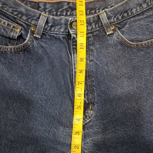 Ladies' L.L. Bean "Double L" Jeans, Relaxed Fit, Size 12 Tall, GUC - VGUC - Picture 9 of 14